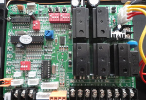 電動伸縮門無軌控制器, 雙電機控制器 電動門控制系統 伸縮門